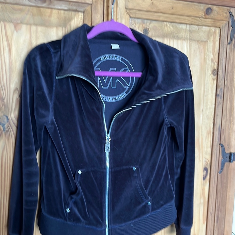 Michael Kors S velour sweat suit black